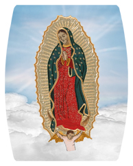 DAREC 110 BL Lady of Guadalupe Clouds Blue